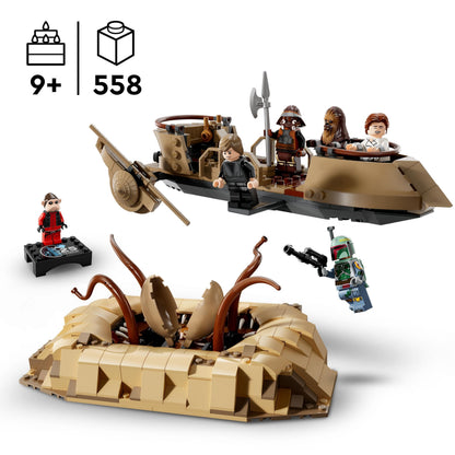LEGO Star Wars 75396 Skiff Desert si Groapa Sarlacc