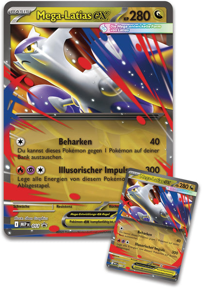 Pokémon Colecție Mega-Latias-ex, 4 boostere TCG