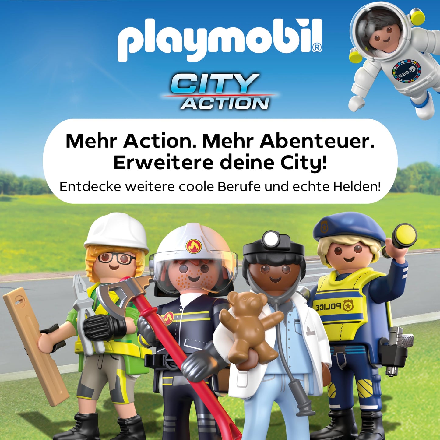 PLAYMOBIL | Acțiune în Oraș | Helicopter de Poliție 70569