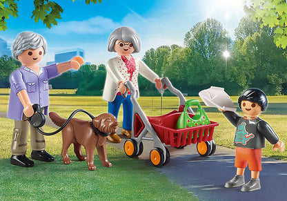 Playmobil 70990 City Life Bunici cu nepot