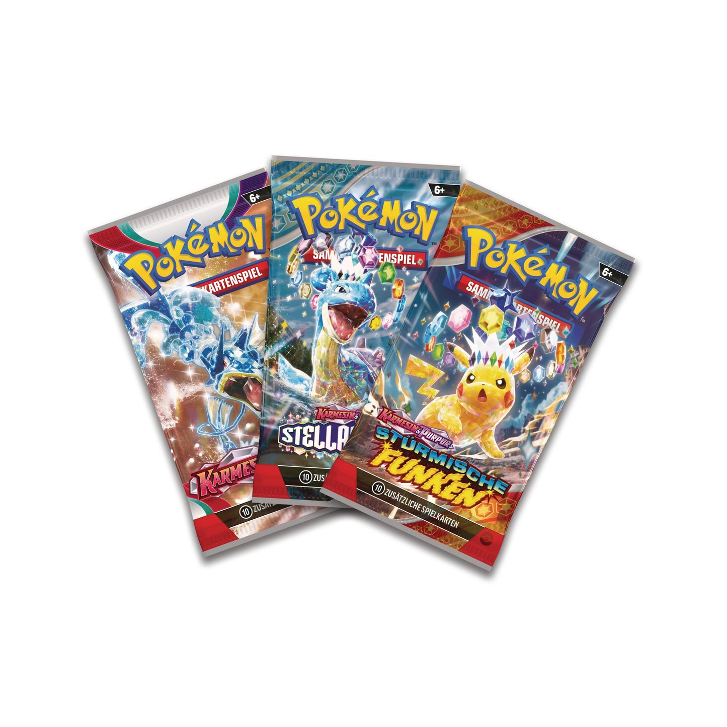 Pokémon Cutie Ogerpon, 3 bostere + autocolante (DE)