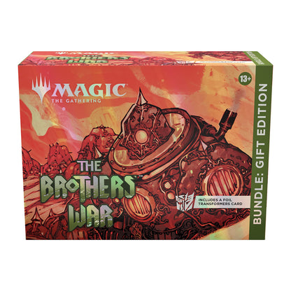 The Brothers War Bundle - Magic the Gathering, 8 Boostere Set, 1 Booster Colecționar, Accesorii (Versiune în Engleză), D03140000, recomandat de la 13 ani.