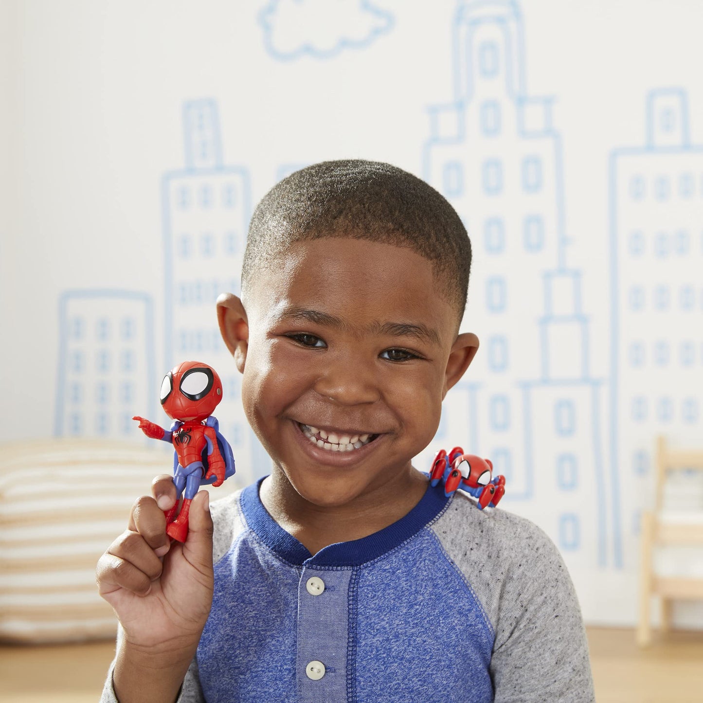 Set de Acțiune Hasbro Spidey și Prietenii Săi, Multipack cu Figuri Mascarade, 10 cm, pentru Copii de la 3 Ani F1486