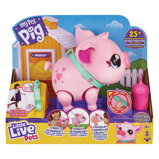 Animal de Companie Interactiv Famosa My Little Pig Pet, cu sunet, pentru copii peste 4 ani