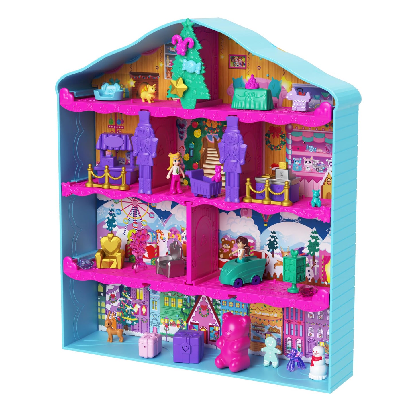 Polly Pocket Calendar Advent Casa Turta Dulce, 24 surprize