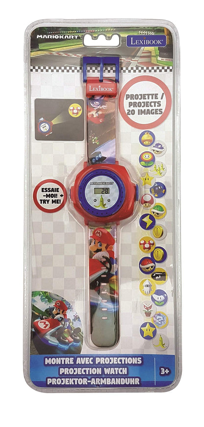 Lexibook DMW050NI Ceas Mario Kart, 20 proiecții