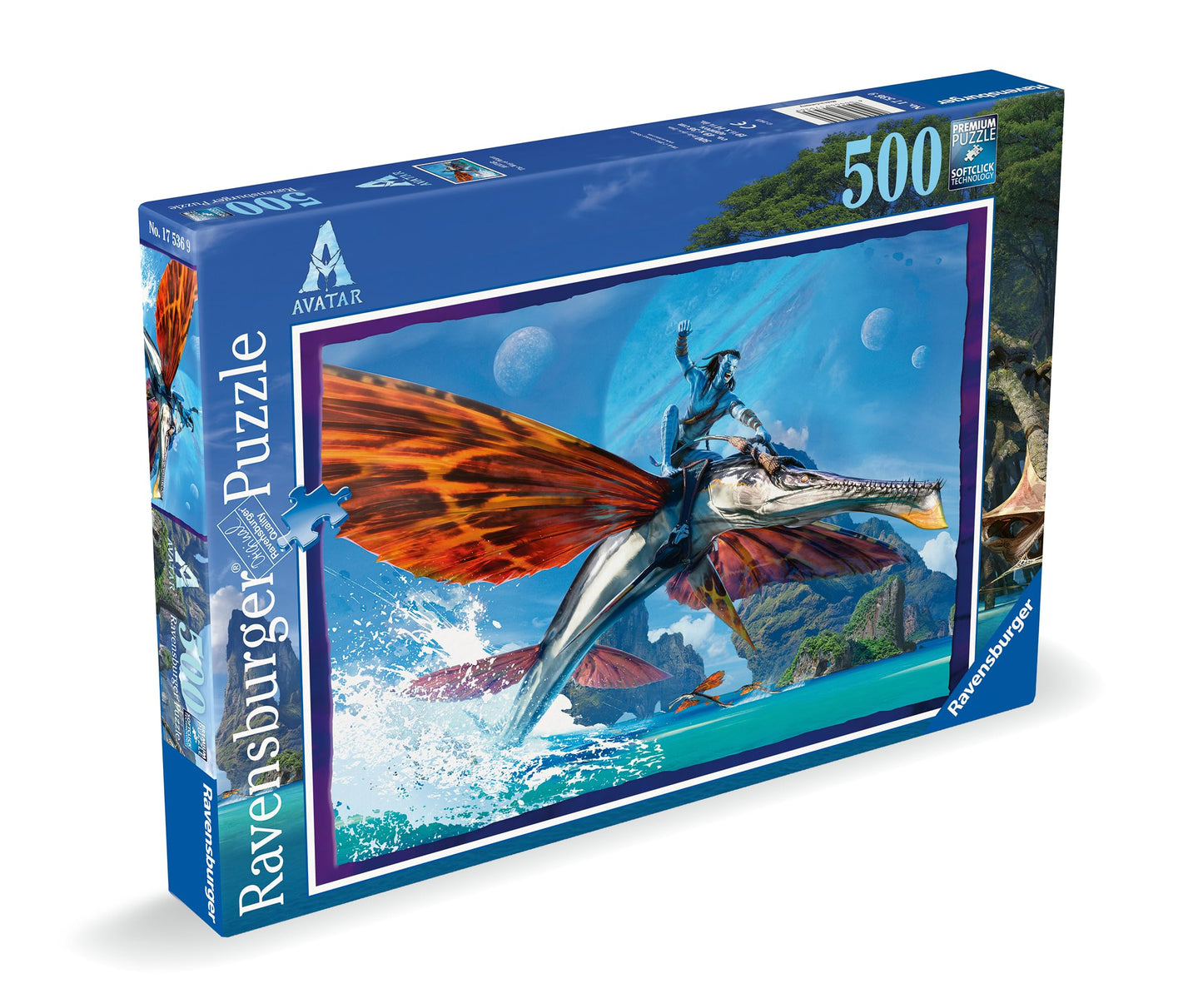 Ravensburger - Puzzle Avatar 2, 500 Piese, Puzzle pentru Adulți