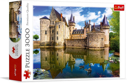 Puzzle Castel Sully-sur-Loire, Franța - 3000 piese, calitate premium pentru adulți și copii de la 15 ani