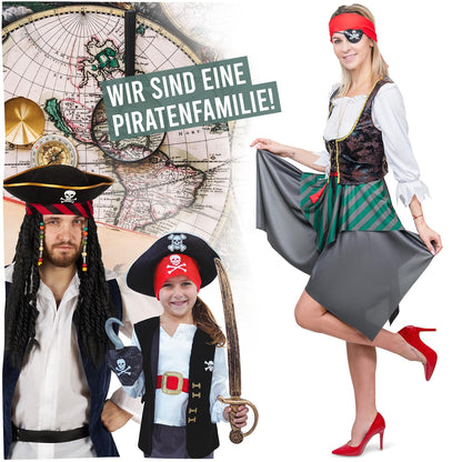 Festicy Costum Pirat Femei Set Complet, Marime M