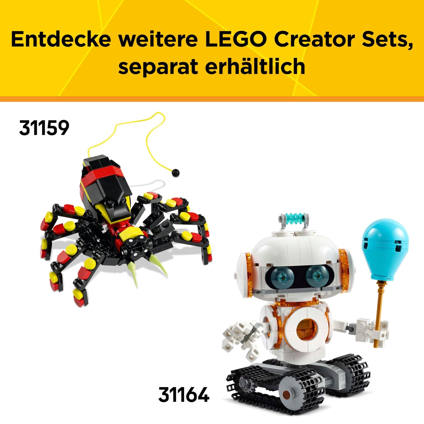 LEGO Creator 31160 Set construcție Avion 3în1, 7+ ani