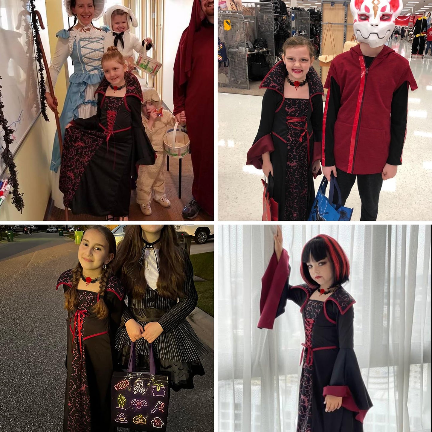 YADODO Costum Vampir Halloween pentru fete