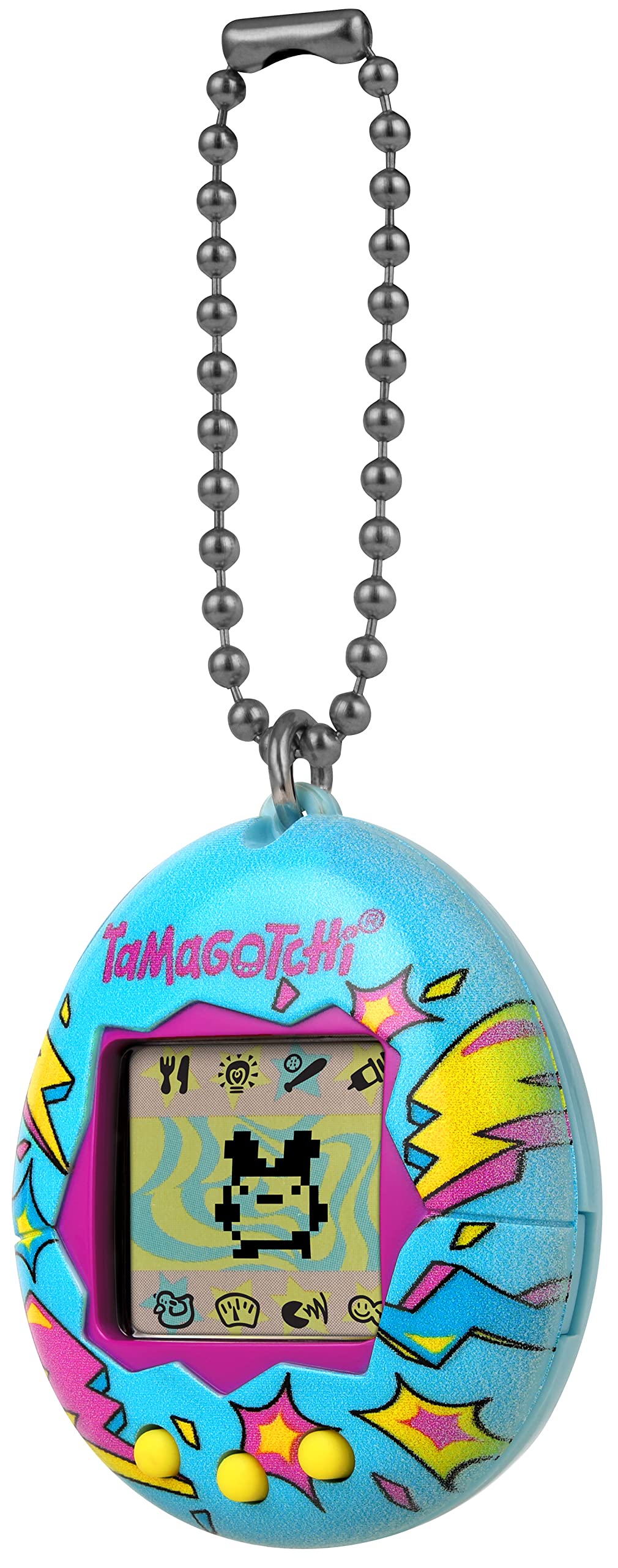 BANDAI - Tamagotchi Original Lightning - Mascotă Virtuală, Albastră (42923NBNP)