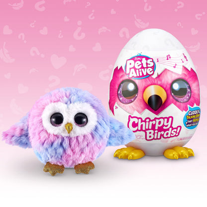 Pets Alive Chirpy Birds Bufnita Normi, ou surpriza