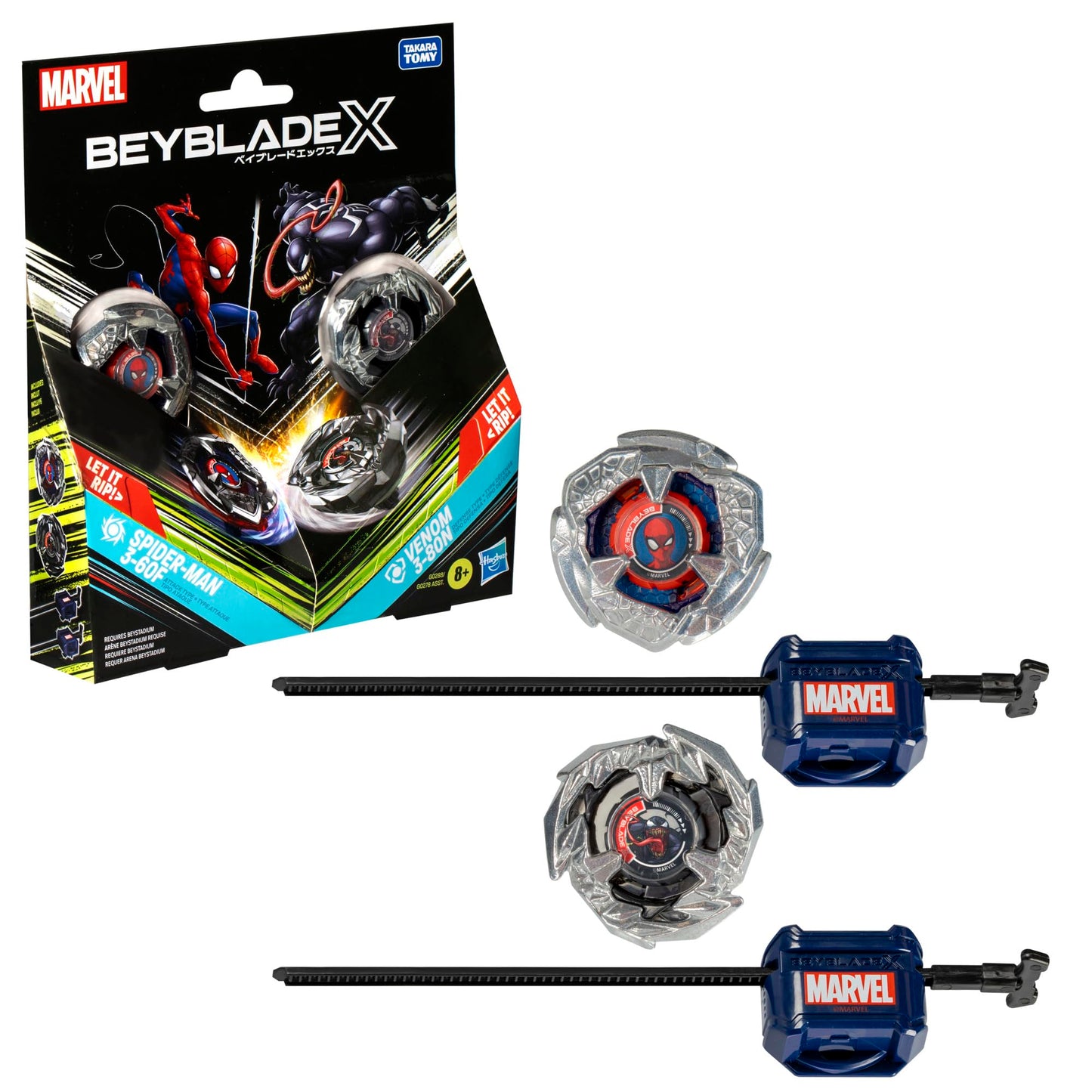Hasbro Beyblade X Marvel Spider-Man vs Venom Multipack