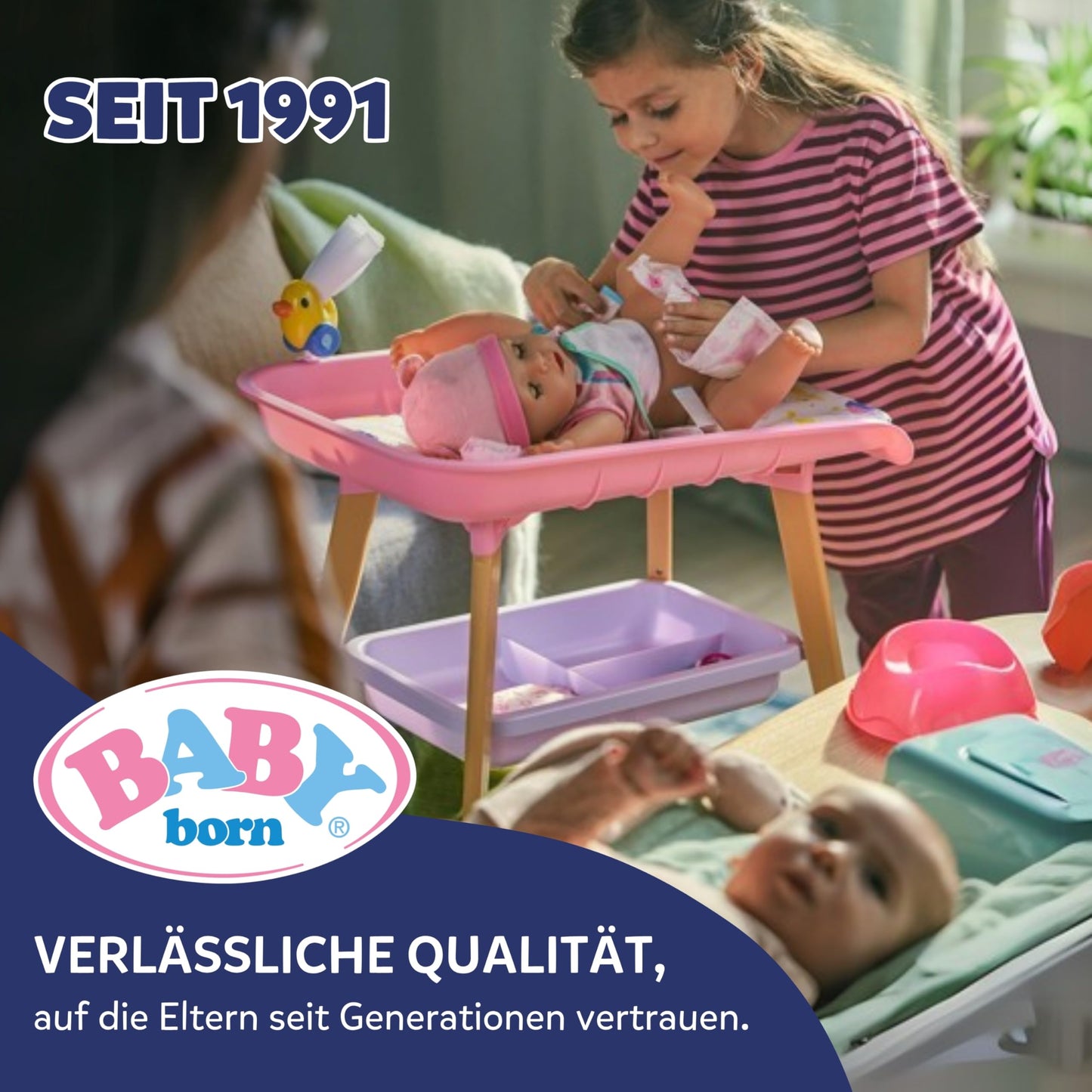 BABY Born Annabell Păpușă bebeluș moale 43 cm cu 7 funcții electronice și sunet de la 3 ani