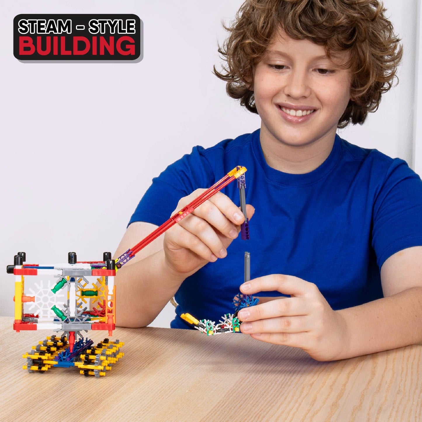 K'NEX 12418 Set de construcție Fantasie cu 35 modele, jucărie educativă STEM pentru copii de la 7 ani