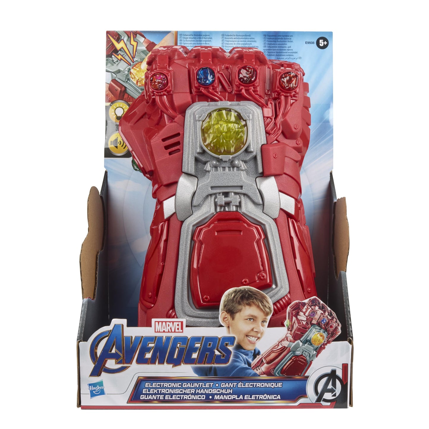 Marvel Avengers Endgame Mănușă Infinity electronică cu lumini și sunete pentru copii de la 5 ani