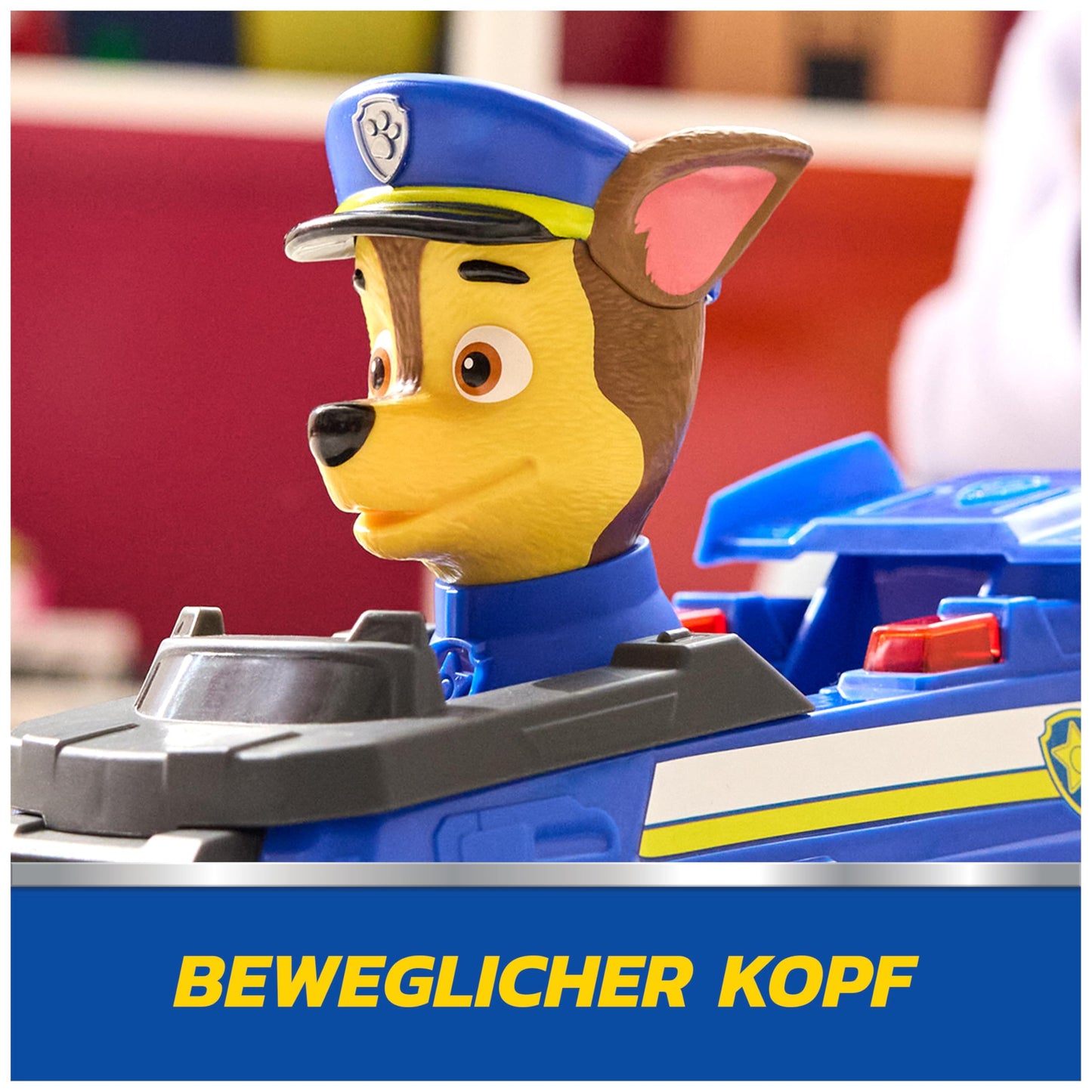 PAW PATROL Chase Mașinuță de poliție cu telecomandă și efecte luminoase 25 cm pentru copii de la 3 ani