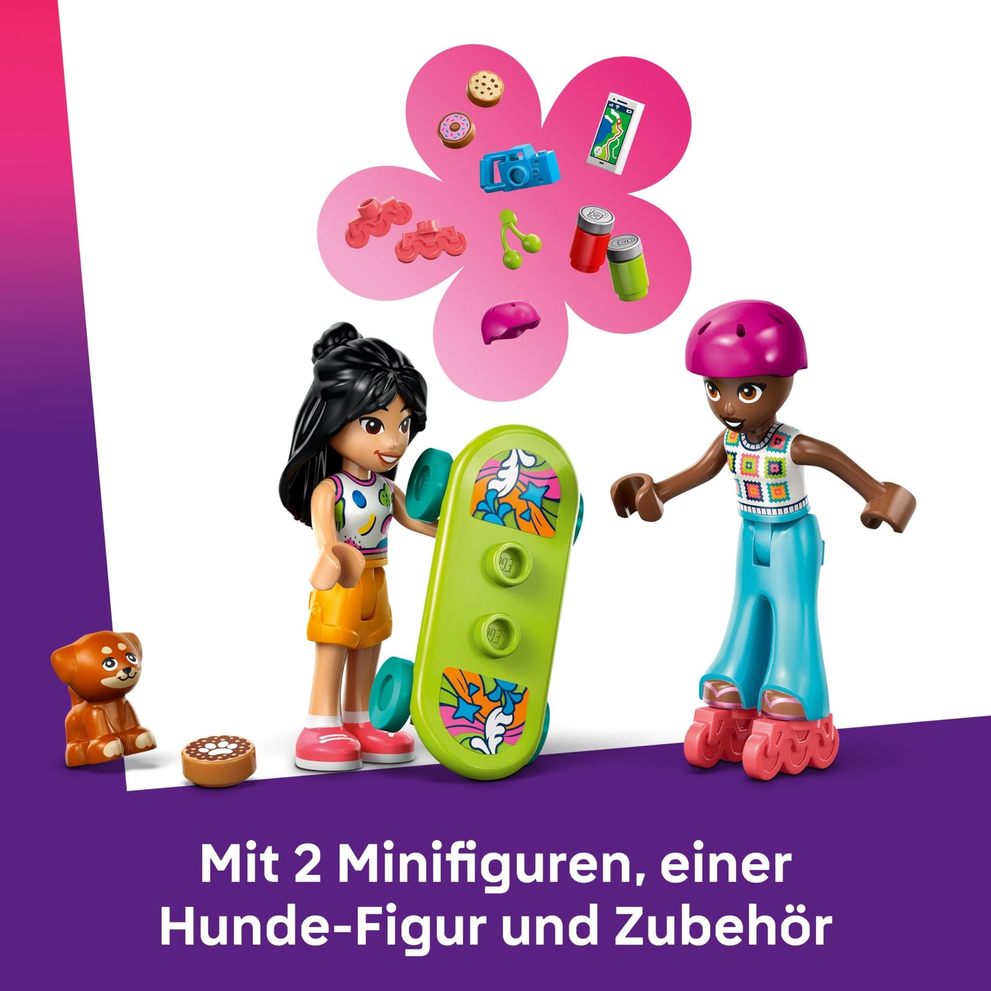 LEGO Friends 42659 Set de construcție Mașină de călătorie cu remorcă 220 piese 6+ ani