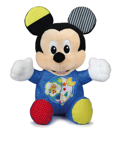 Clementoni Mickey Mouse Pluș interactiv lumini și sunete, 3+ luni