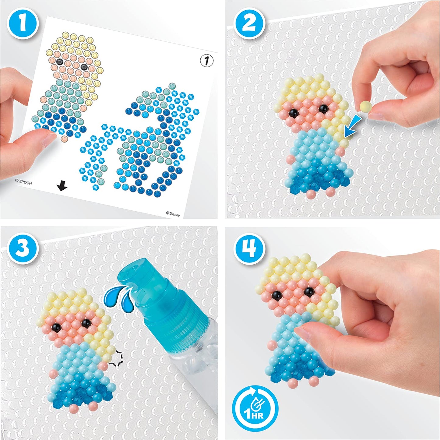 Aquabeads 31370 Set creație Regatul de Gheață 2, 4+ ani