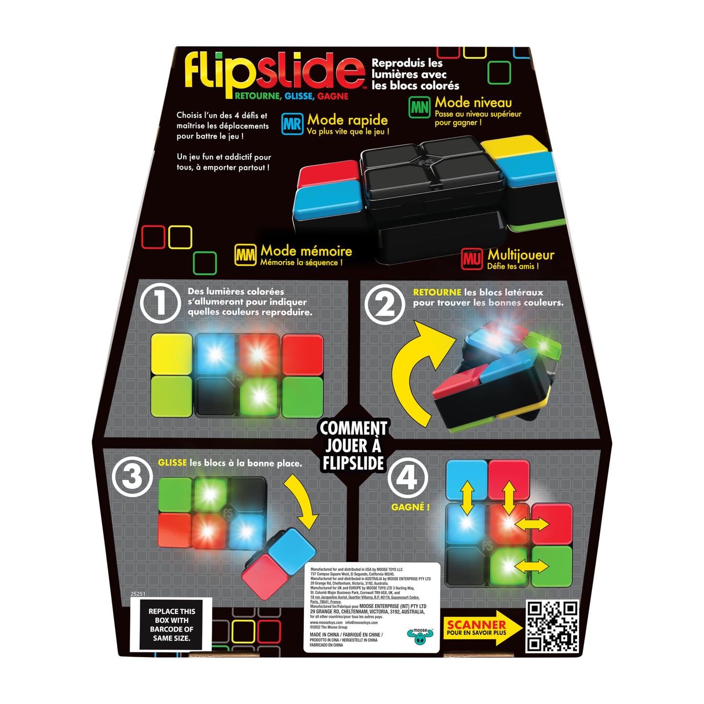 Moose Games - FLIPSLIDE - Întoarce, Glisează, Câștigă! 4 moduri de joc. Multiplayer pentru a-ți provoca prietenii.