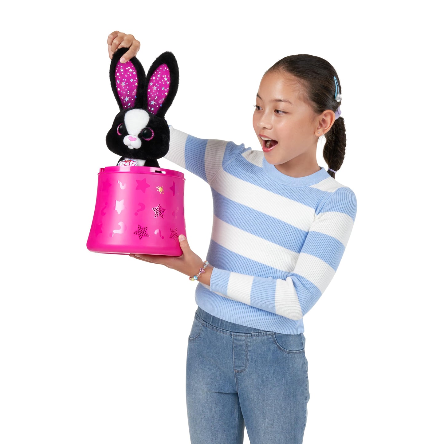 Iepurașul Alb Magic Pets Alive 9549B, ZURU, 32 cm