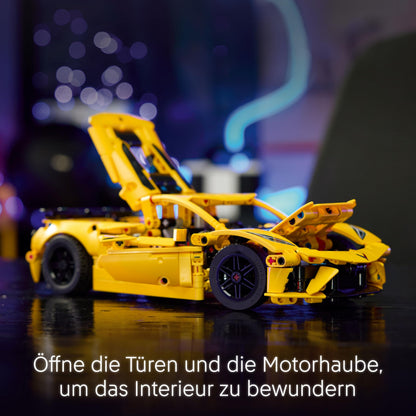 LEGO Technic 42205 Chevrolet Corvette Stingray Set de construcție 732 piese pentru copii de la 9 ani