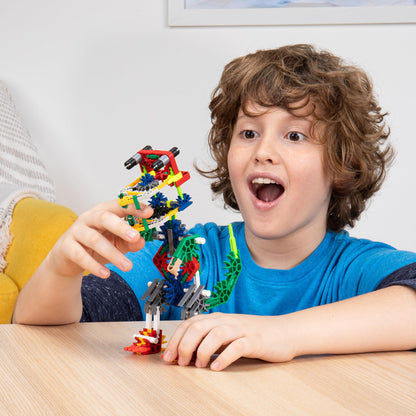 K'NEX 12418 Set de construcție Fantasie cu 35 modele, jucărie educativă STEM pentru copii de la 7 ani