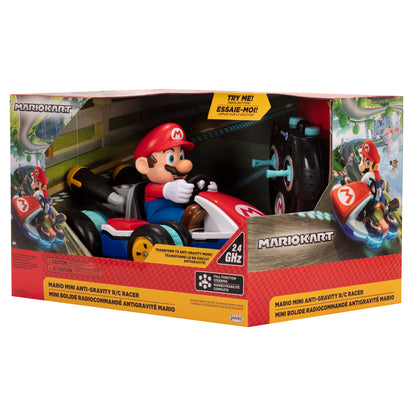 Nintendo Super Mario – Masinuta cu Telecomandă Mario Kart cu Mod Antigravitație – Realizează Acrobatii, Derapaje, Trucuri și Rotiți de 360 de Grade Masina RC
