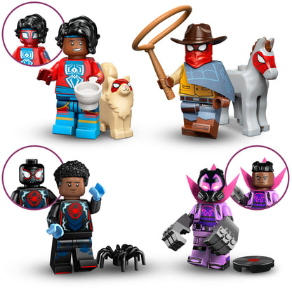 LEGO Minifigures Spider-Man Across the Spider-Verse Set de figurină 12 personaje 5+ ani