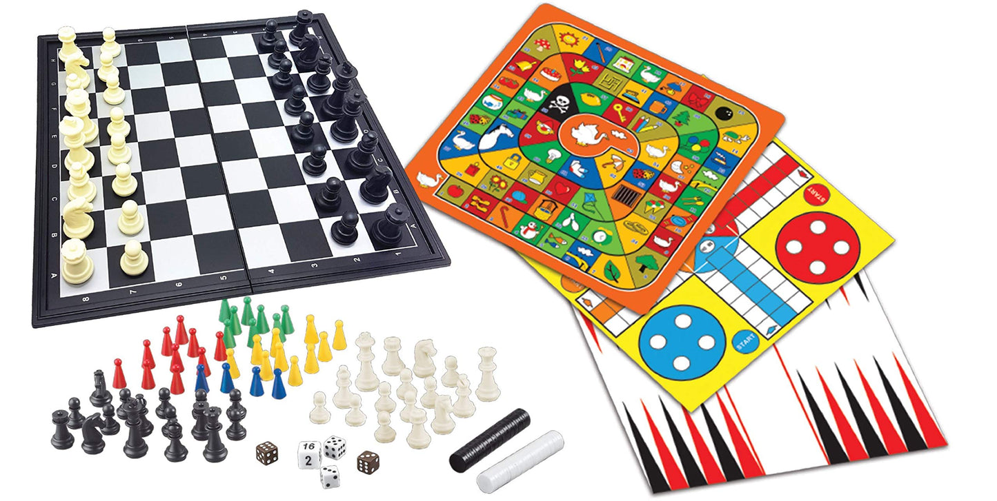 Lexibook JGM800 Set 8 jocuri de masa magnetice