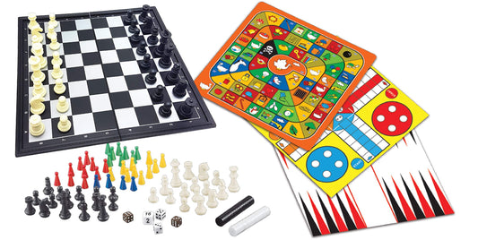 Lexibook JGM800 Set 8 jocuri de masa magnetice