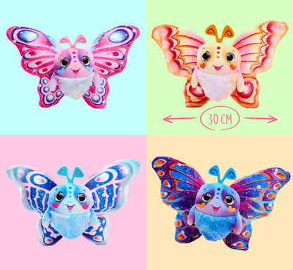Simba Fluffyfly Jucărie Pluș Fluture, 30 cm, 3+ ani