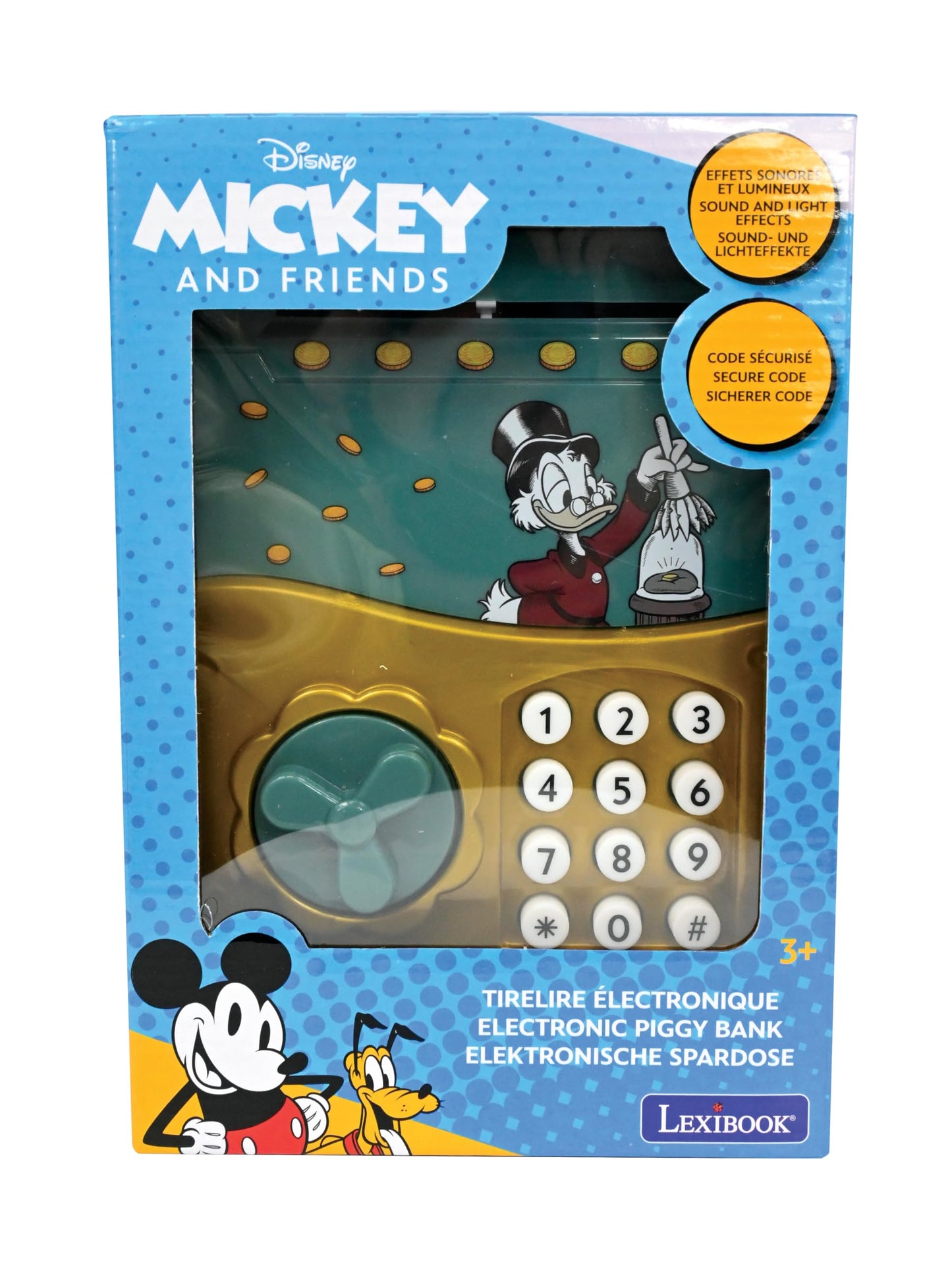 Lexibook JG150SC Pușculiță Electronică Disney Scrooge