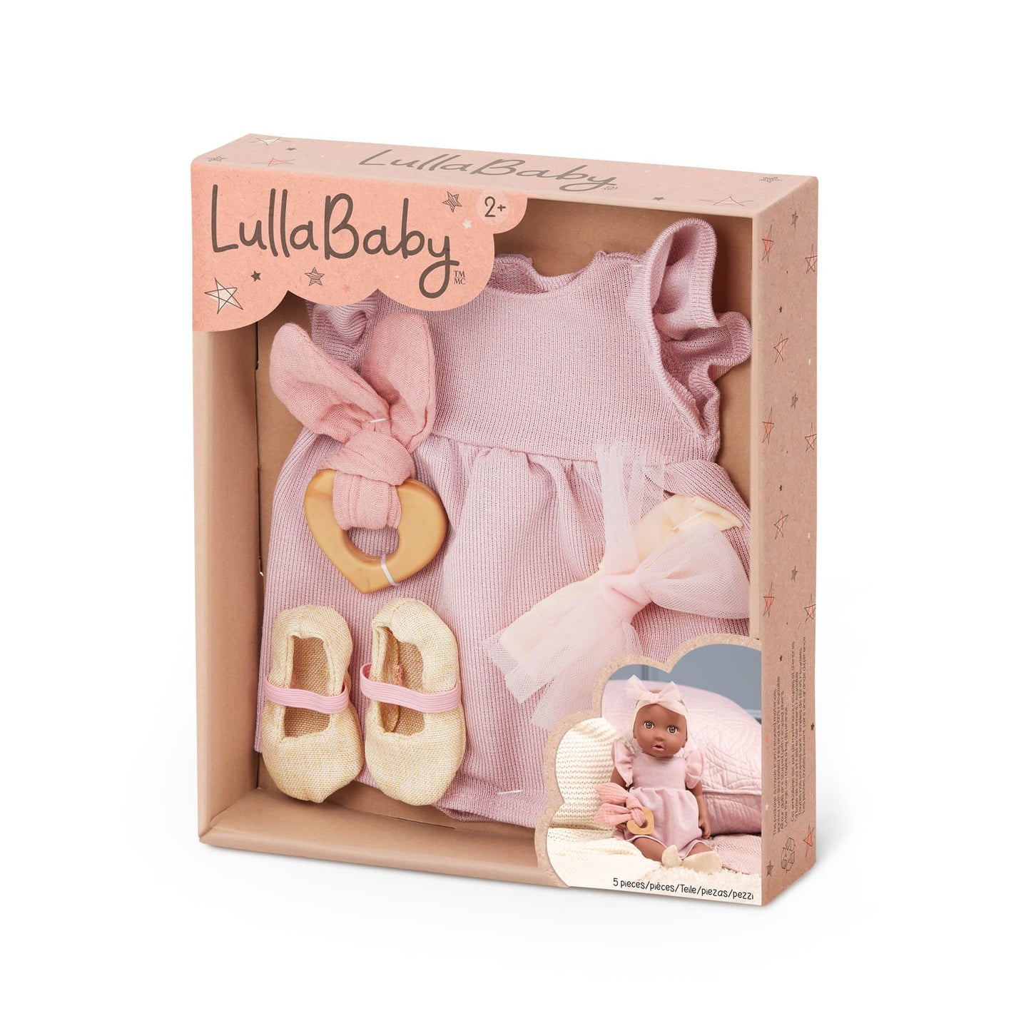 LullaBaby Îmbrăcăminte Păpuși 36cm, 2+ ani