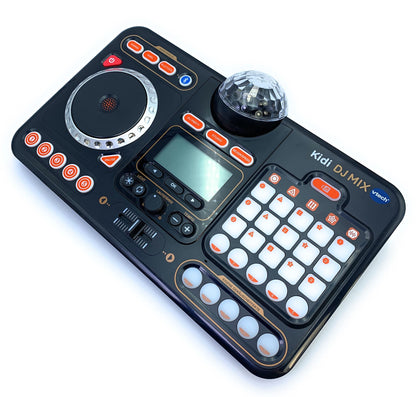 VTech Kidi DJ Mix – Mixer DJ 10 în 1 cu Jog-Wheel și efecte pentru copii 6-12 ani, Negru