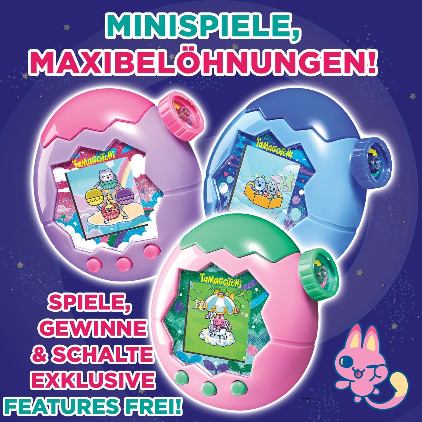Tamagotchi Paradise Erde Animal Virtual, 6+ ani (germană)