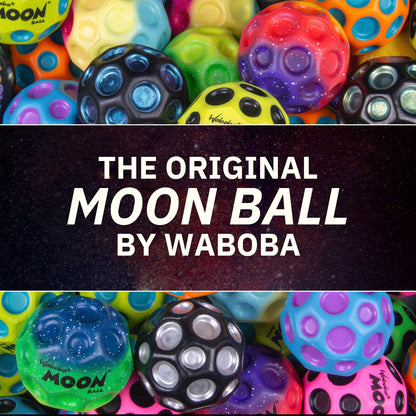 Waboba Moon Ball Minge de cauciuc cu săritură înaltă zgomot la impact 3+ ani (galben)