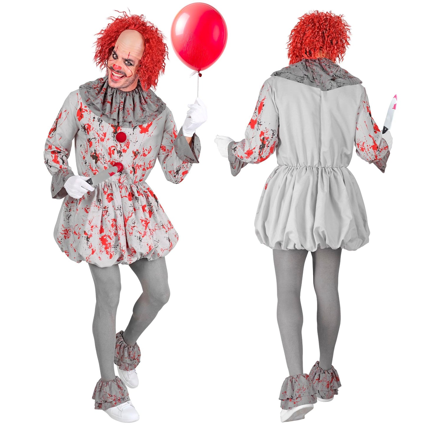 Widmann Costum Clovn Horror Vintage, Halloween