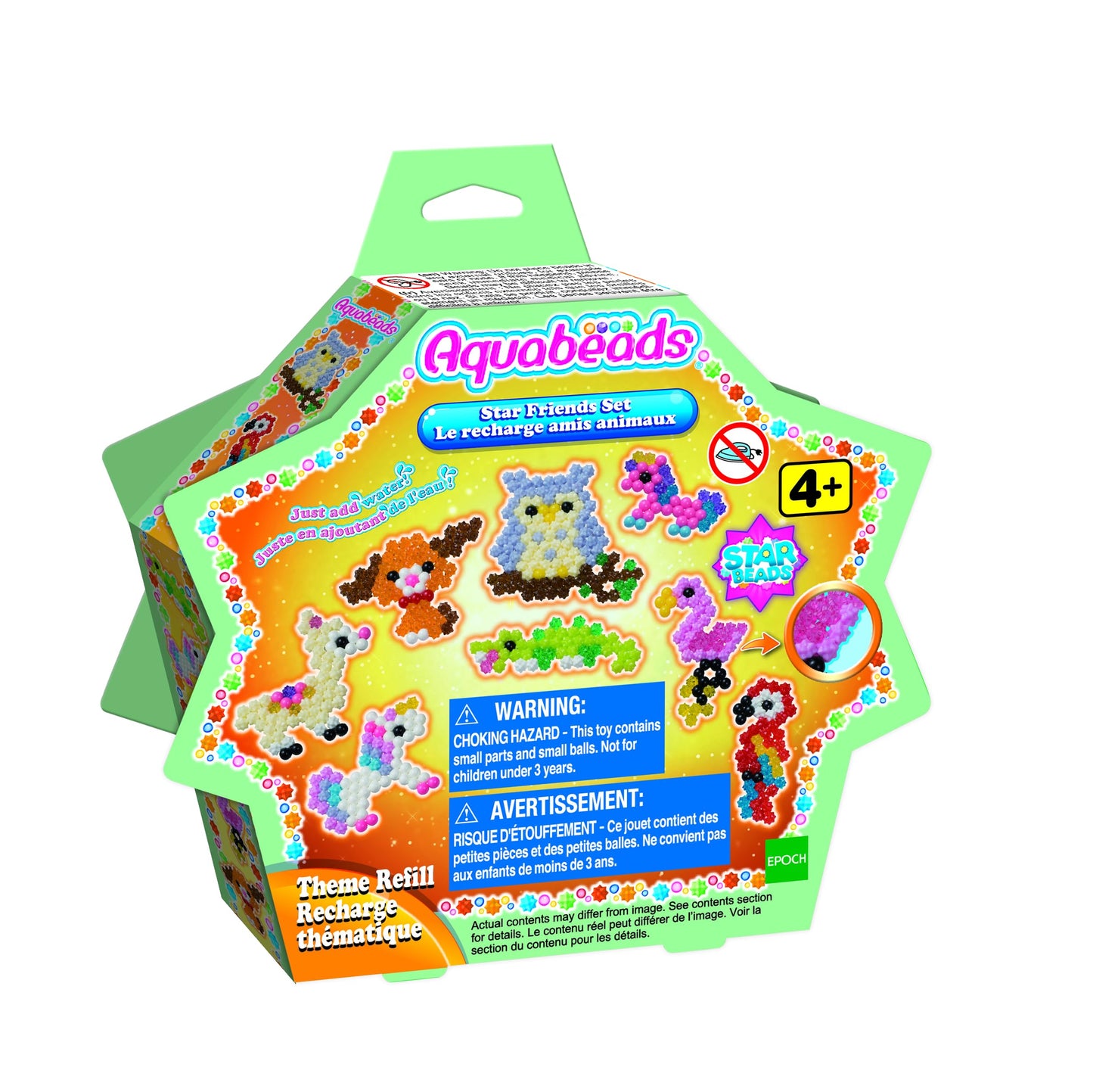 Aquabeads 31602 Set Mărgele Stea Animale, 4+ ani