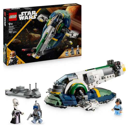 LEGO Star Wars Angriff der Klonkrieger Set de construcție Nave spațiale 707 piese de la 9 ani