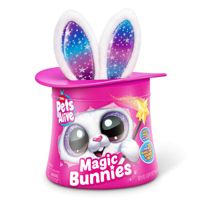 Iepurașul Alb Magic Pets Alive 9549B, ZURU, 32 cm