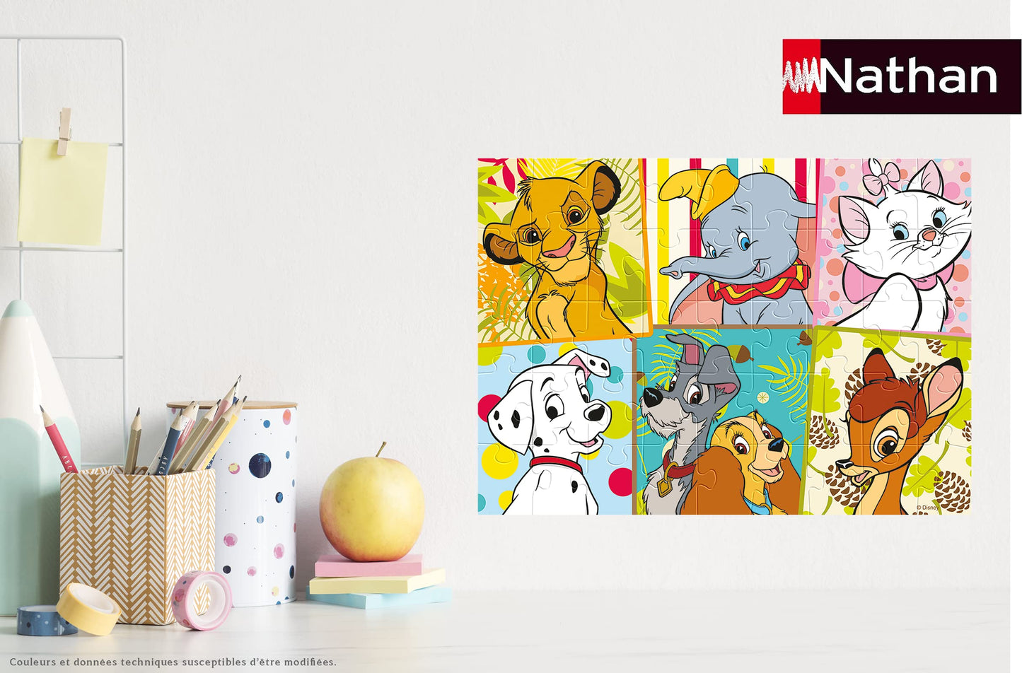 Nathan Puzzle Disney Animals, 45 piese, 5+ ani