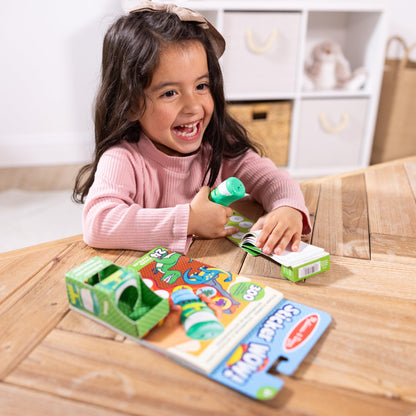 Melissa & Doug Set Ștampile Sticker Wow Dinozauri, 3+ ani