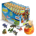 INKEE Surprise Dino 8 bombe de baie cu figurine