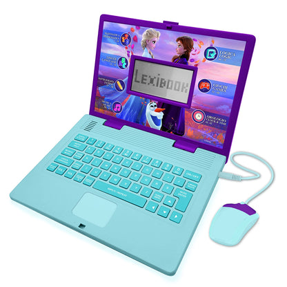 Lexibook Einhorn Calculator educațional bilingv cu 124 activități și jocuri pentru copii 3+ ani (roz)
