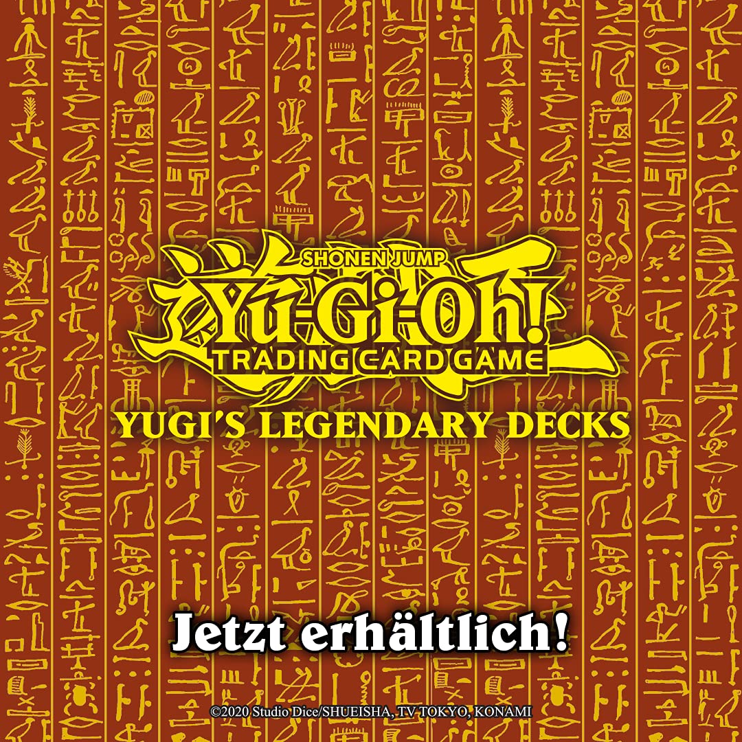 Yu-Gi-Oh! Yugis Legendary Decks I Set de cărți de colecție 3 deck-uri 41 cărți 9+ ani (limba germană)
