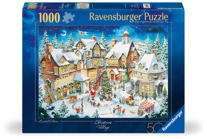 Puzzle Ravensburger 12001271 - Jubilare 50 ani: Satul de Crăciun, Ediție Limitată - Puzzle 1000 piese pentru adulți și copii de la 14 ani, Puzzle de Crăciun