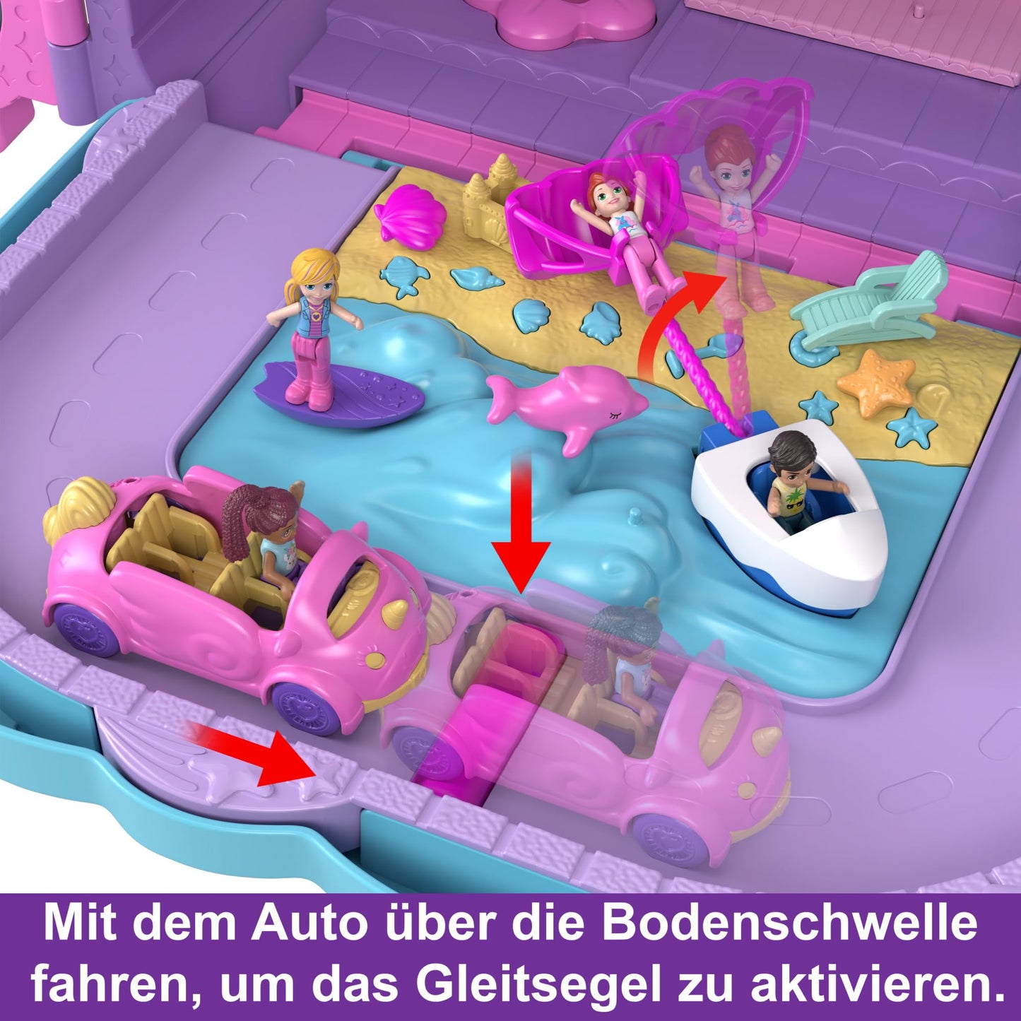 Set de jucarie, Polly Pocket, Statiune de vacanta (HKV43)